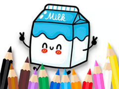 Spēle Coloring Book: Milk