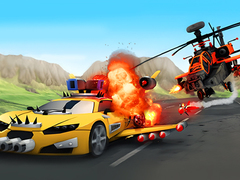 Spēle Chaos Road Combat Car Racing