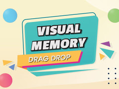 Spēle Visual Memory Drag Drop