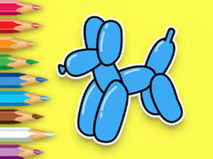 Spēle Coloring Book: Balloon Puppy