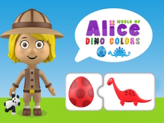 Spēle World of Alice Dino Colors