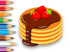 Spēle Coloring Book: Strawberry Pancake