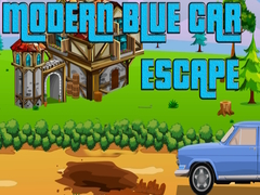 Spēle Modern Blue Car Escape