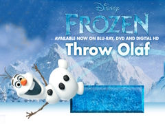 Spēle Frozen: Throw Olaf