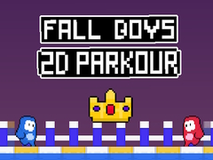 Spēle Fall Boys 2D Parkour