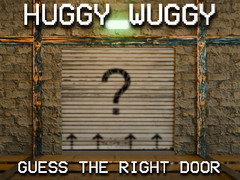 Spēle Huggy Wuggy Guess the right door