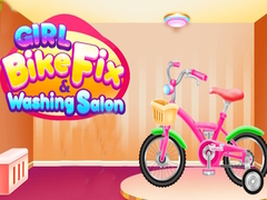 Spēle Girl Bike Fix & Washing Salon