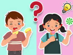 Spēle Kids Quiz: What Do They Taste Like?