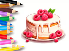 Spēle Coloring Book: Berry Cake