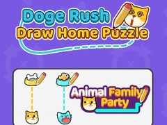 Spēle Doge Rush : Draw Home Puzzle