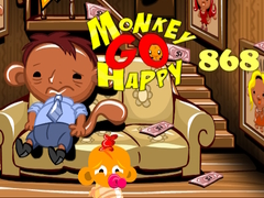 Spēle Monkey Go Happy Stage 868