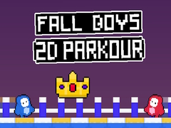 Spēle Fall Boys 2D Parkour