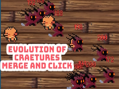 Spēle Evolution of Craetures Merge and Click