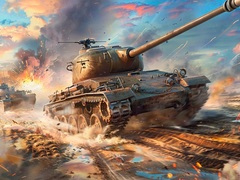 Spēle Battle Tanks Firestorm