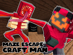 Spēle Maze Escape: Craft Man