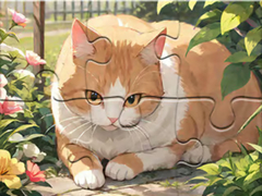 Spēle Jigsaw Puzzle: Cat Garden