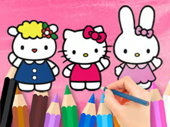 Spēle Coloring Book: Hello Kitty With Friends