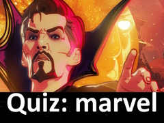 Spēle Quiz: marvel