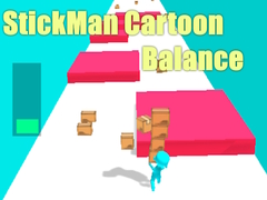 Spēle StickMan Cartoon Balance