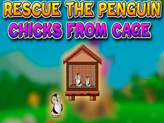 Spēle Rescue the Penguin Chicks from Cage