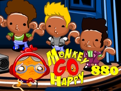 Spēle Monkey Go Happy Stage 880 New Monkeys On Block Theme