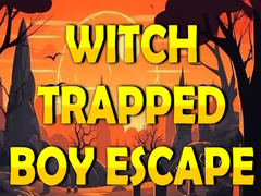 Spēle Witch Trapped Boy Escape