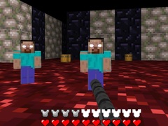 Spēle Herobrine's Catacombs 3D