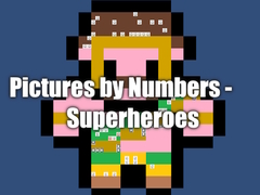 Spēle Pictures by Numbers - Superheroes