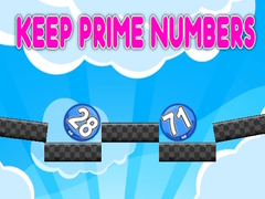 Spēle Keep Prime Numbers