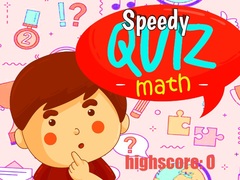 Spēle Speedy Quiz Maths