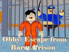 Spēle Obby: Escape from Barry Prison