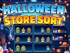 Spēle Halloween Store Sort