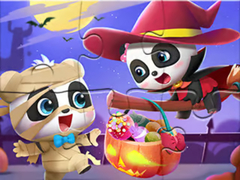 Spēle Jigsaw Puzzle: Baby Panda Halloween