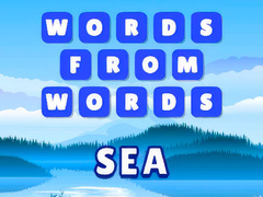 Spēle Words from words: Sea