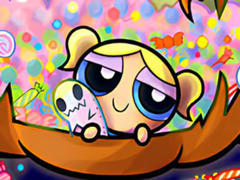 Spēle Jigsaw Puzzle: Powerpuff Girl Halloween