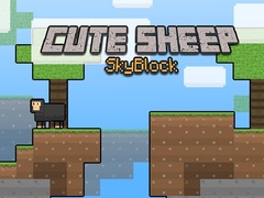 Spēle Cute Sheep Skyblock