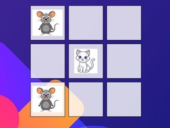 Spēle Tic-tac-toe Mouse Vs Cat