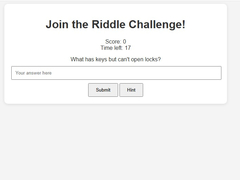 Spēle Riddle Challenge 