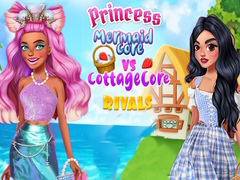 Spēle Princess Cottage Core vs Mermaid Core Rivals