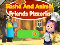 Spēle Sasha And Animal Friends Pizzeria