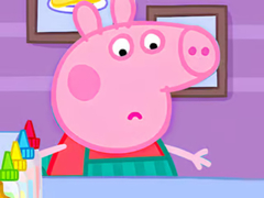 Spēle Jigsaw Puzzle: Peppa Pig Fancy Pancake