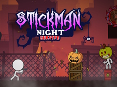 Spēle Stickman Night Survive