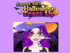 Spēle Sweet Girl Halloween Dress Up