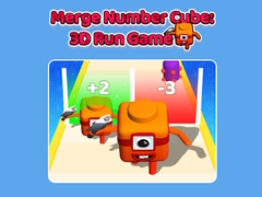 Spēle Merge Number Cube: 3D Run Game