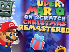 Spēle Super Mario on Scratch Christmas Remastered