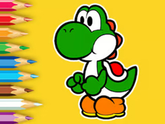 Spēle Coloring Book: Yoshi Fishing Day