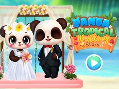 Spēle Panda Tropical Wedding Story