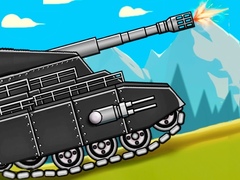 Spēle Tank Fury: Boss Battle 2D