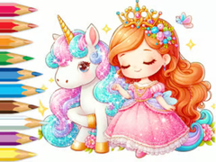 Spēle Coloring Book: Unicorn Secret Whisper