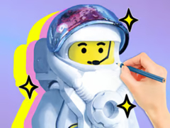 Spēle Coloring Book: LEGO Astronaut